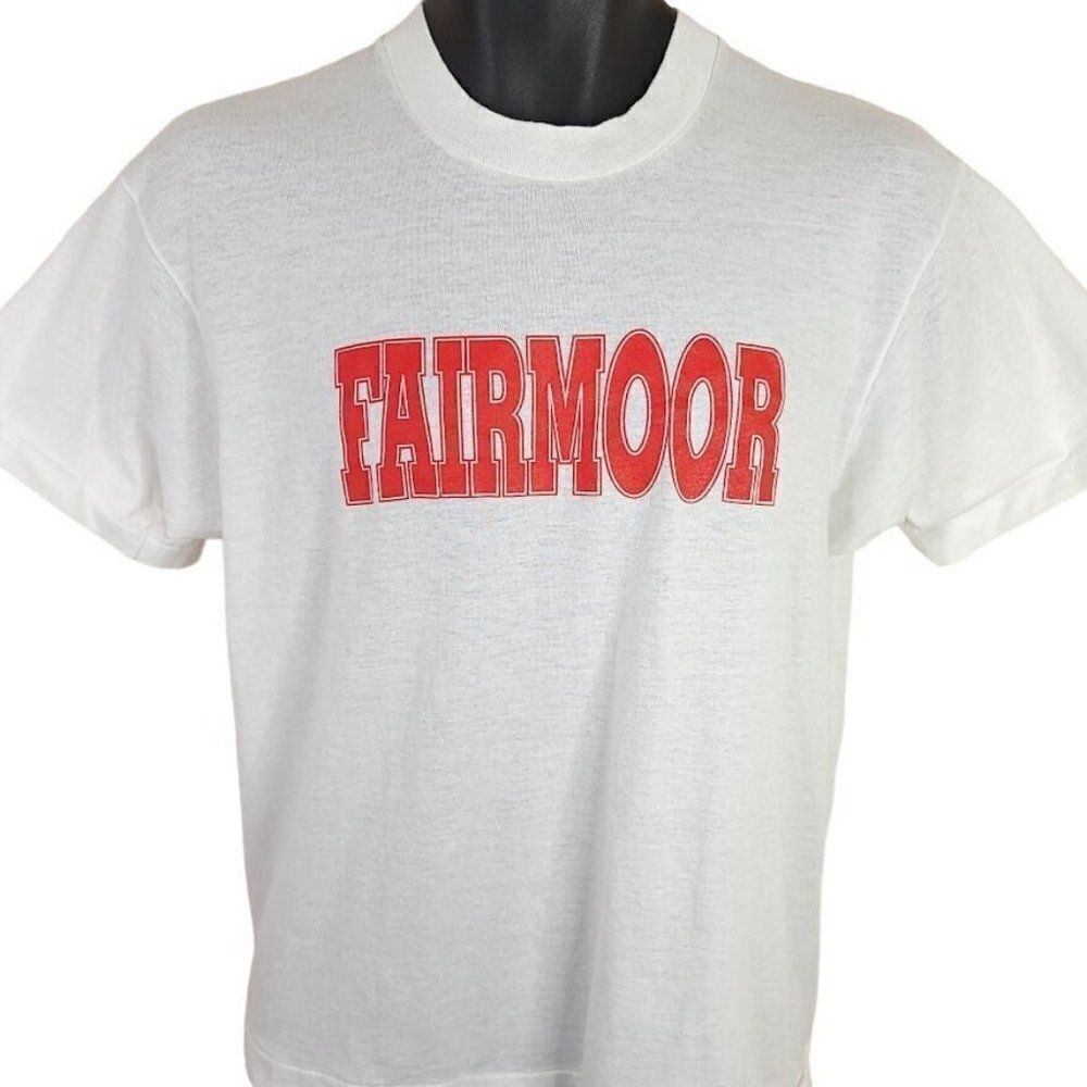 Fairmoor T Shirt Vintage 80s Ohio Middle School Neighborhood Made In USA Medium